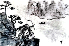 llustration for Auktgawa Ryûnosuke,, Susanoo, A God in His Late Years